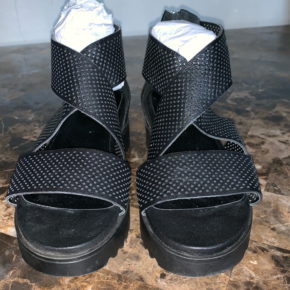 Black Platform Sandals